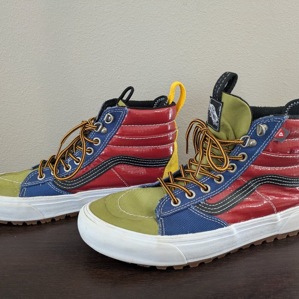 Share Vans Sk8-Hi MTE 2.0 DX Multi Color Block High Top Primaloft Sz 8 Men - 9.5